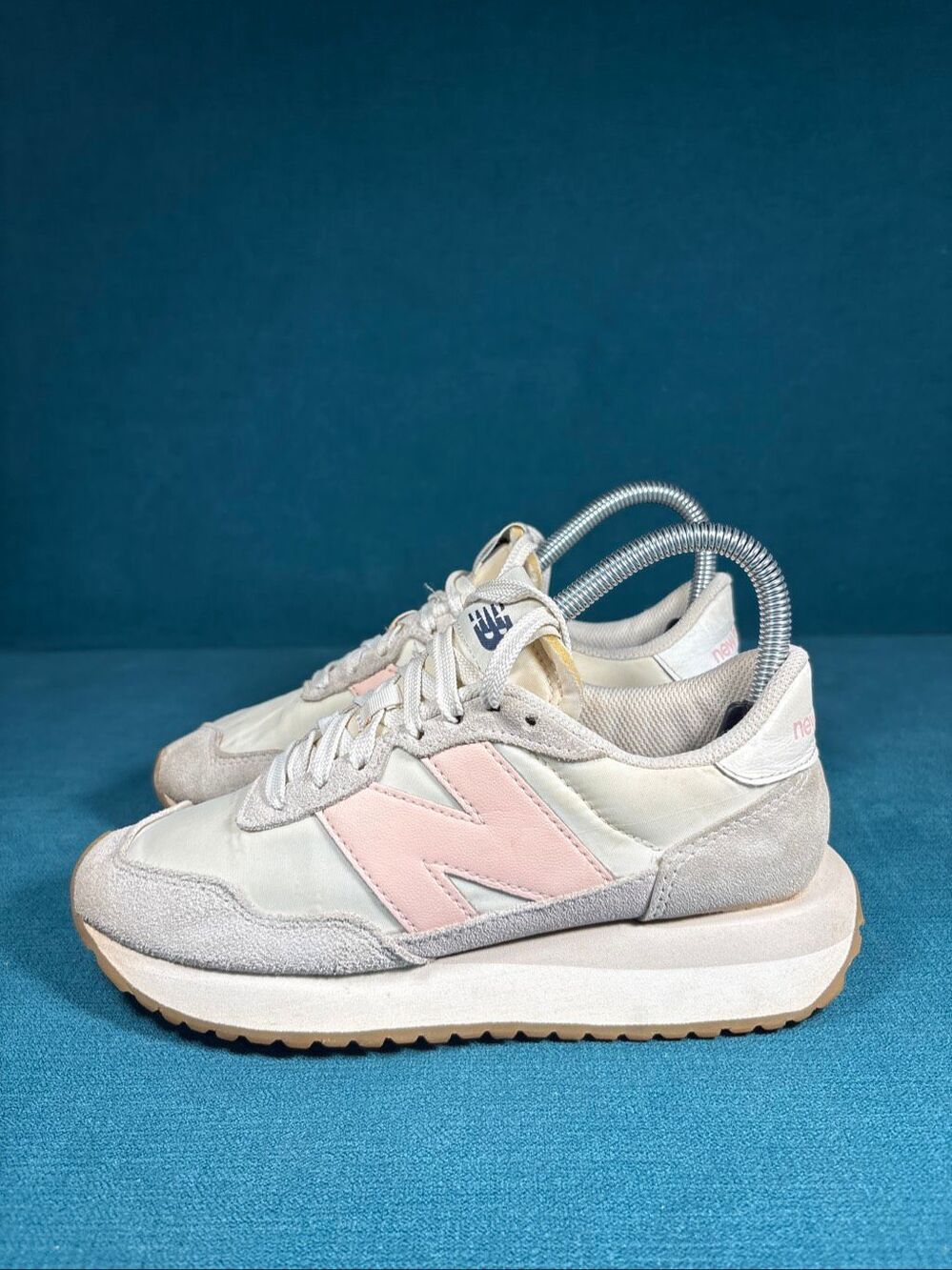 New Balance 237 Sea Salt Pink Women's Size 6 Running Shoes Sneakers WS237GA